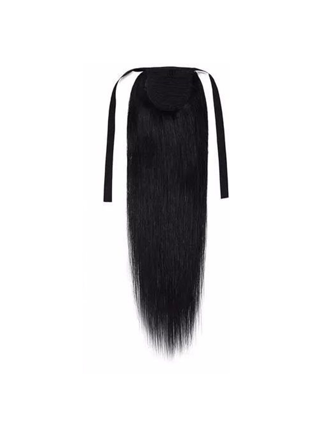 CRIBE Halo Ribbon Ponytail Straight Hair Extension - Black - 22 Inch