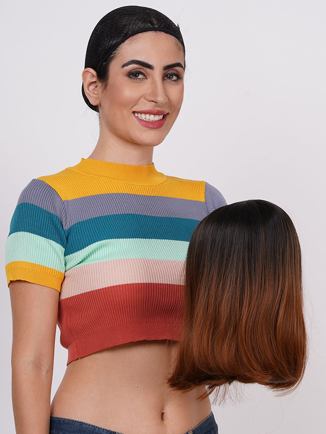 CRIBE Halo Straight Locks Hair Extension -Brown- 20 Inch