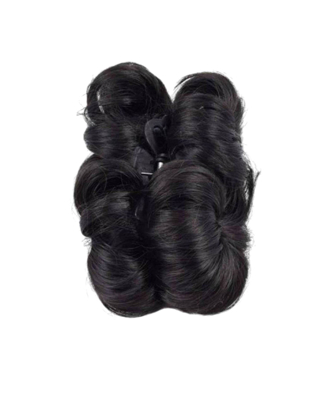 CRIBE Claw-In Curly Hair Bun Extension - Brown - 6 Inch