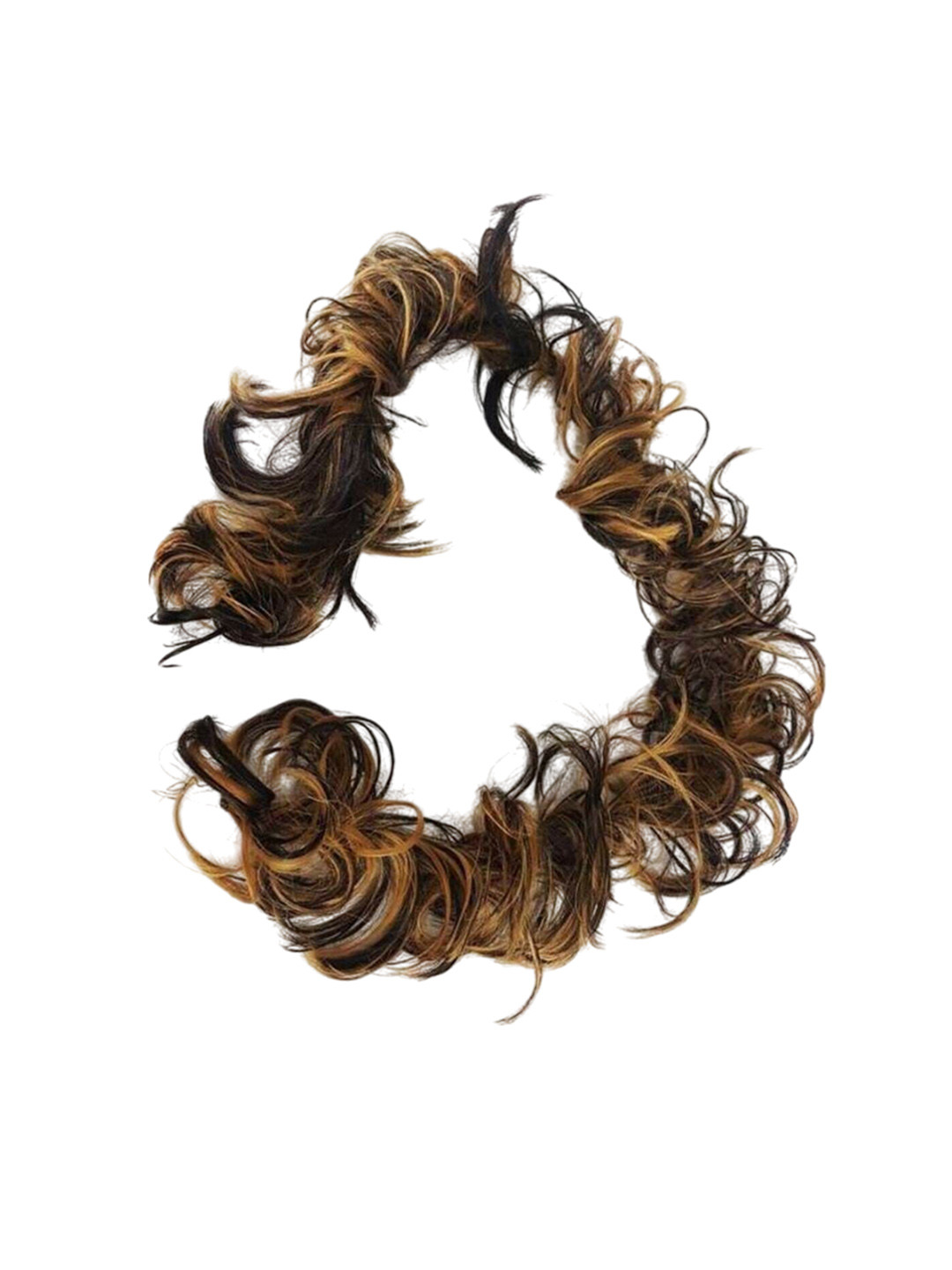 CRIBE Halo Curly Bun Hair Extension - Gold - 22 Inch