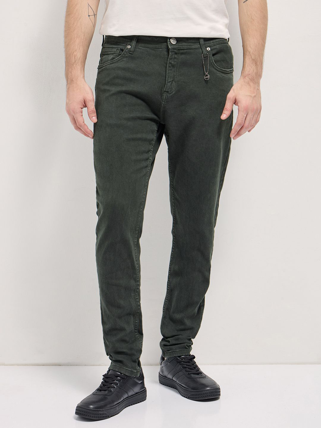 THE BEAR HOUSE Men's Cotton Skinny Fit Jeans