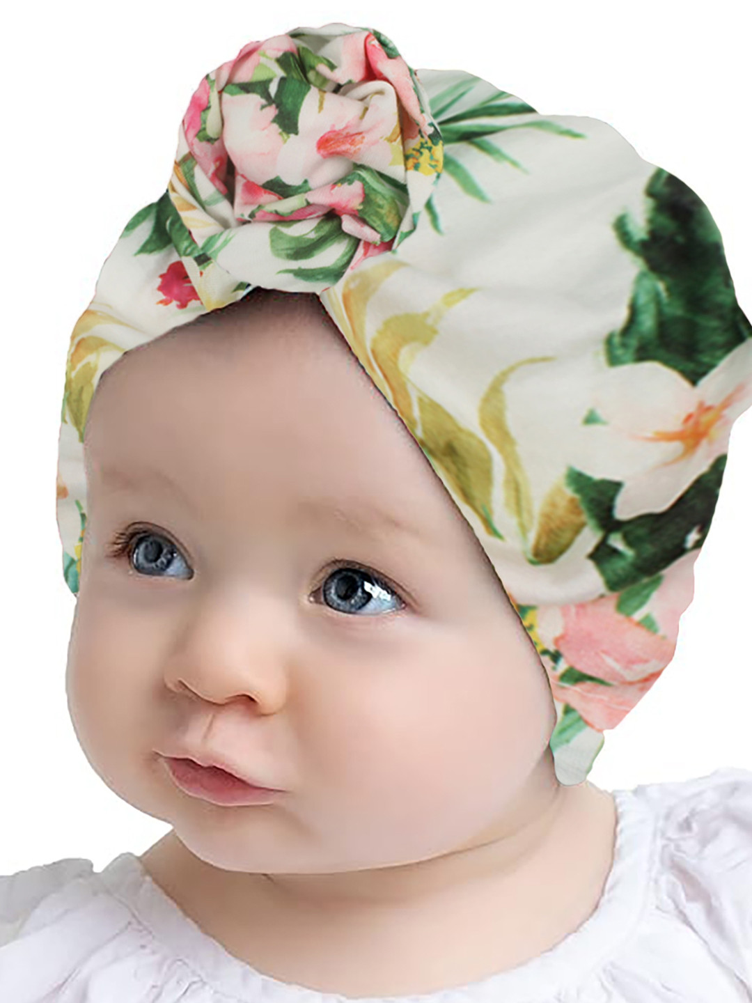 SYGA Girls Baby Turban Printed Tire Cap Toddler Beanie Hat