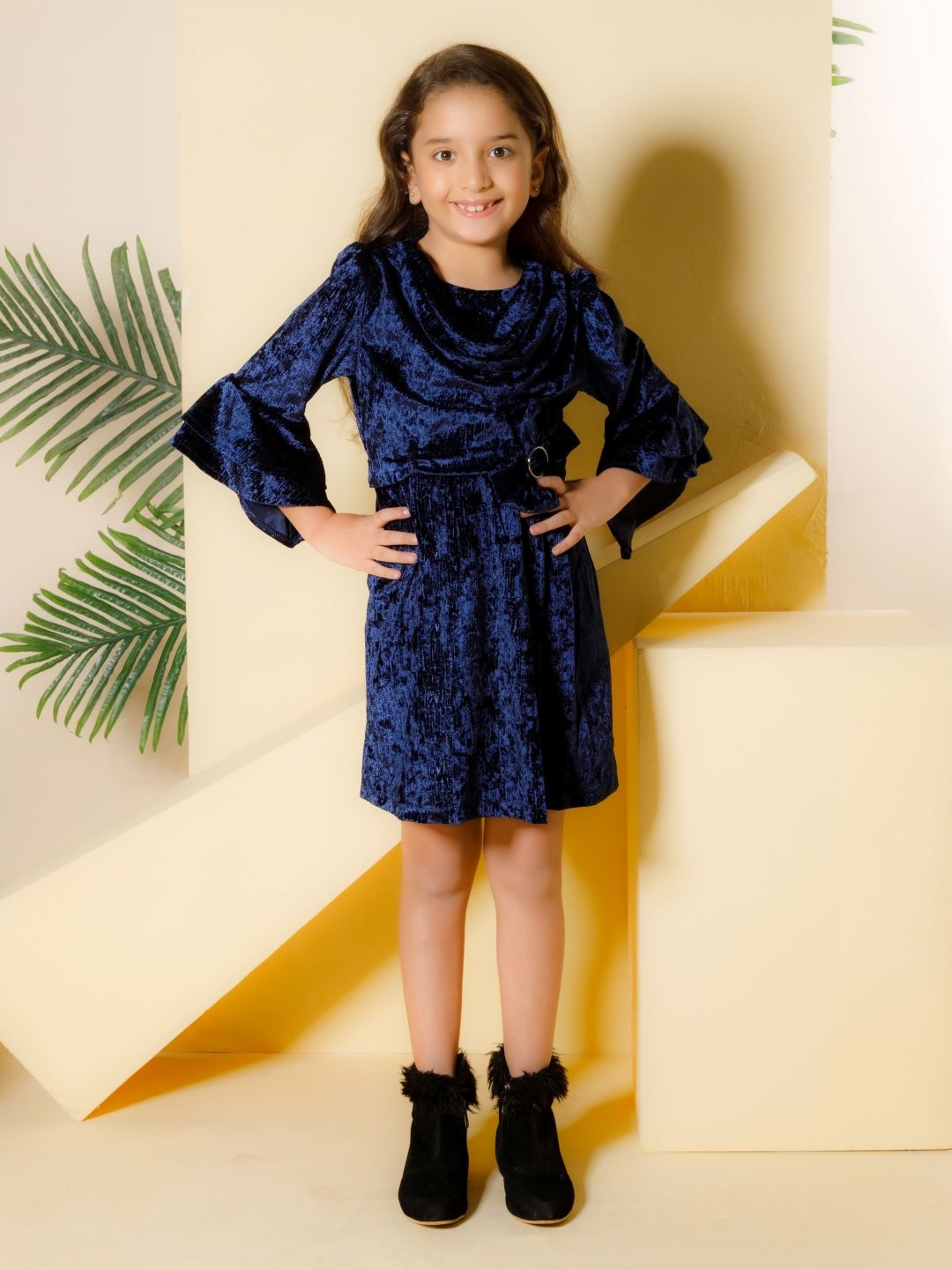 Peppermint Girls Sheen A-Line Dress