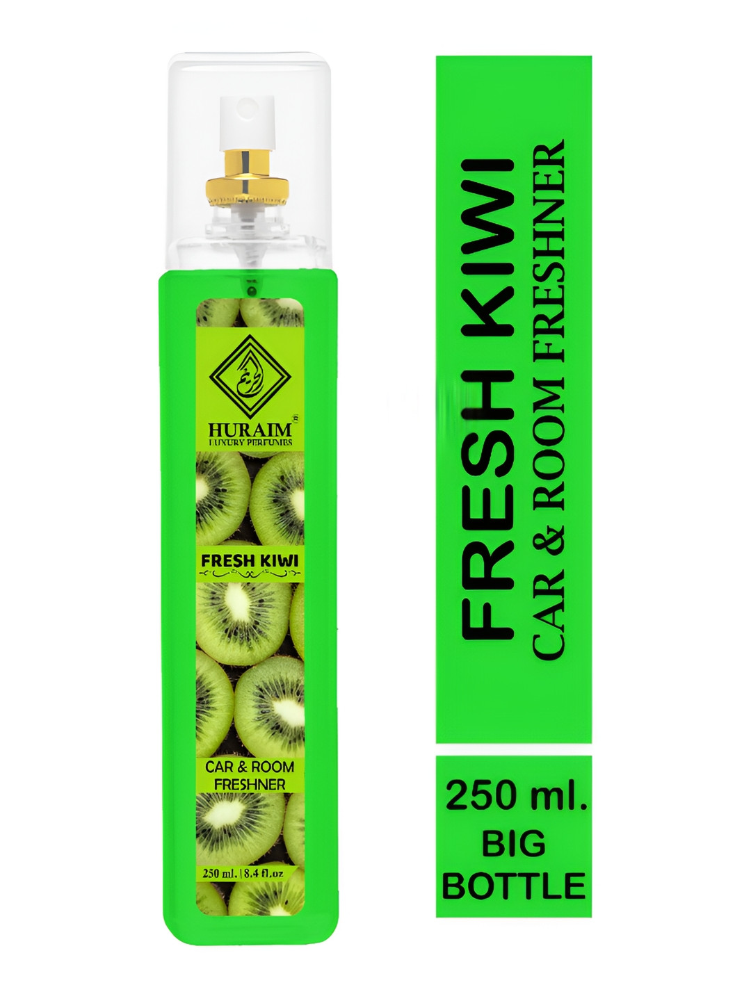 HURAIM Green & Black Fresh Kiwi Fragrance Air Freshener 250 ml