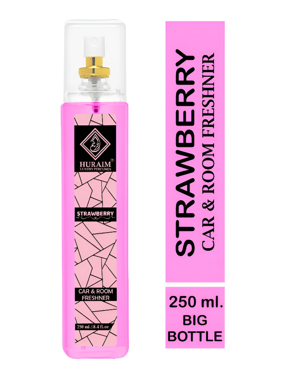 HURAIM Pink & Black Strawberry Fragrance Air Freshener 250 ml