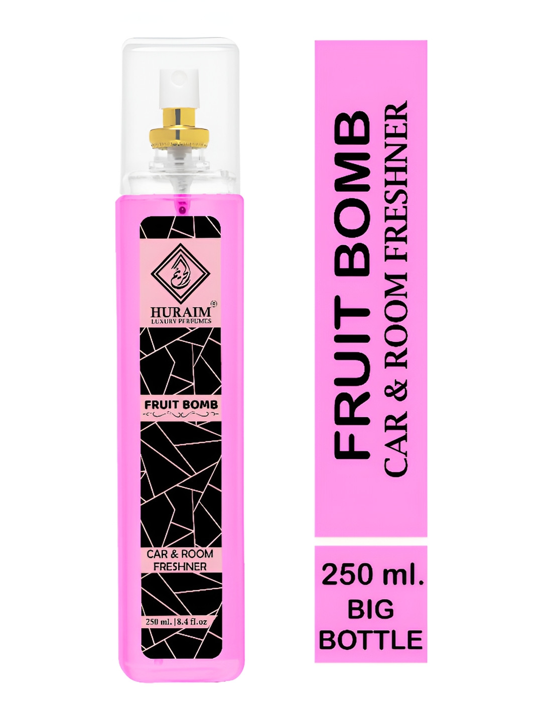 HURAIM Pink & Black Fruit Bomb Fragrance Air Freshener 250 ml