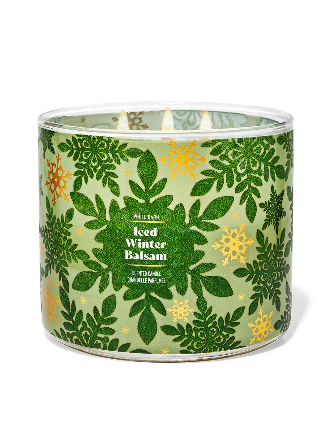 Bath & Body Works Iced Winter Balsam 3-Wick Candle - 411 g