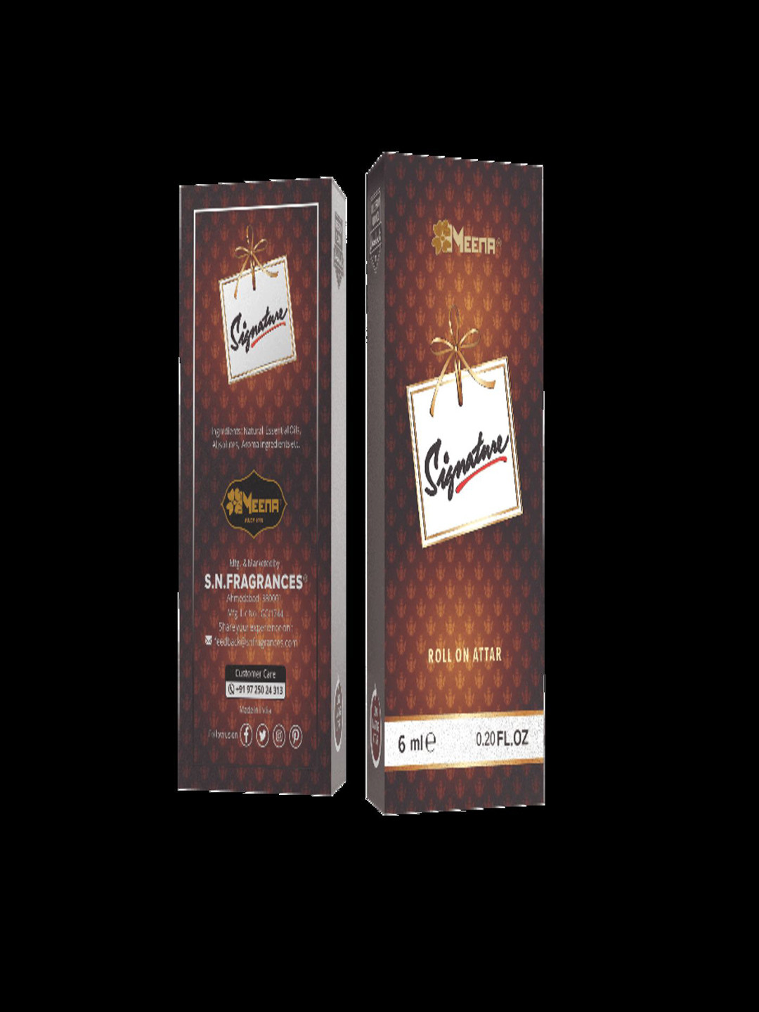 MEENA Signature Natural & Alcohol Free Attar - 6 ml