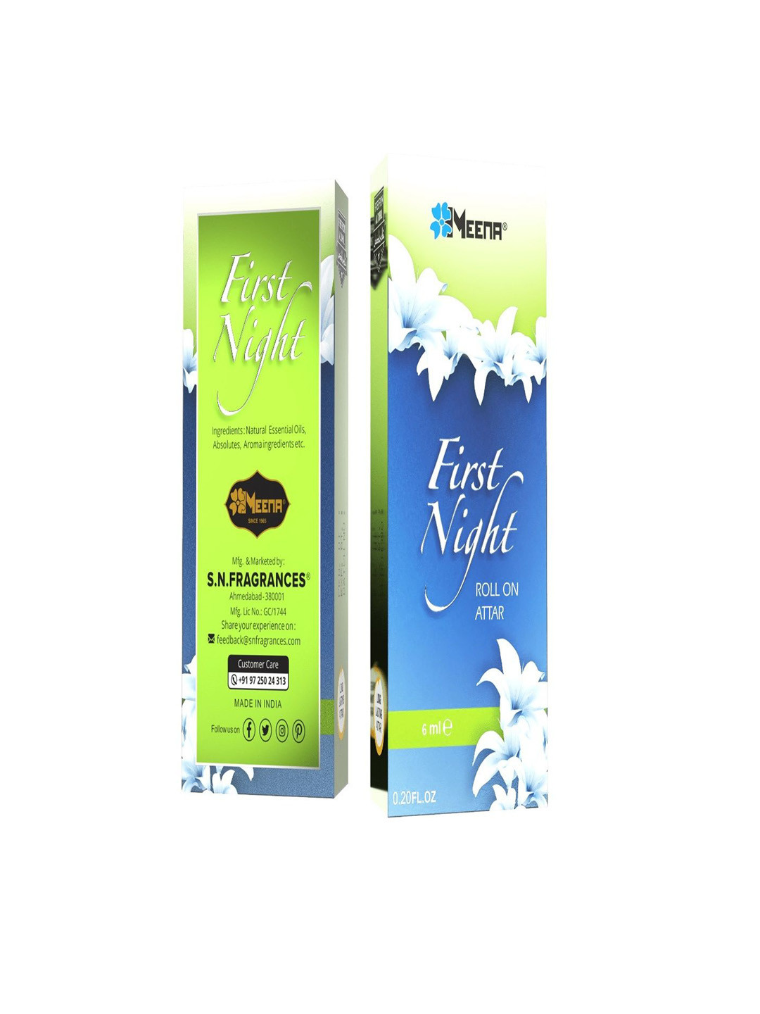 MEENA First Night Long Lasting Attar- 6 ml