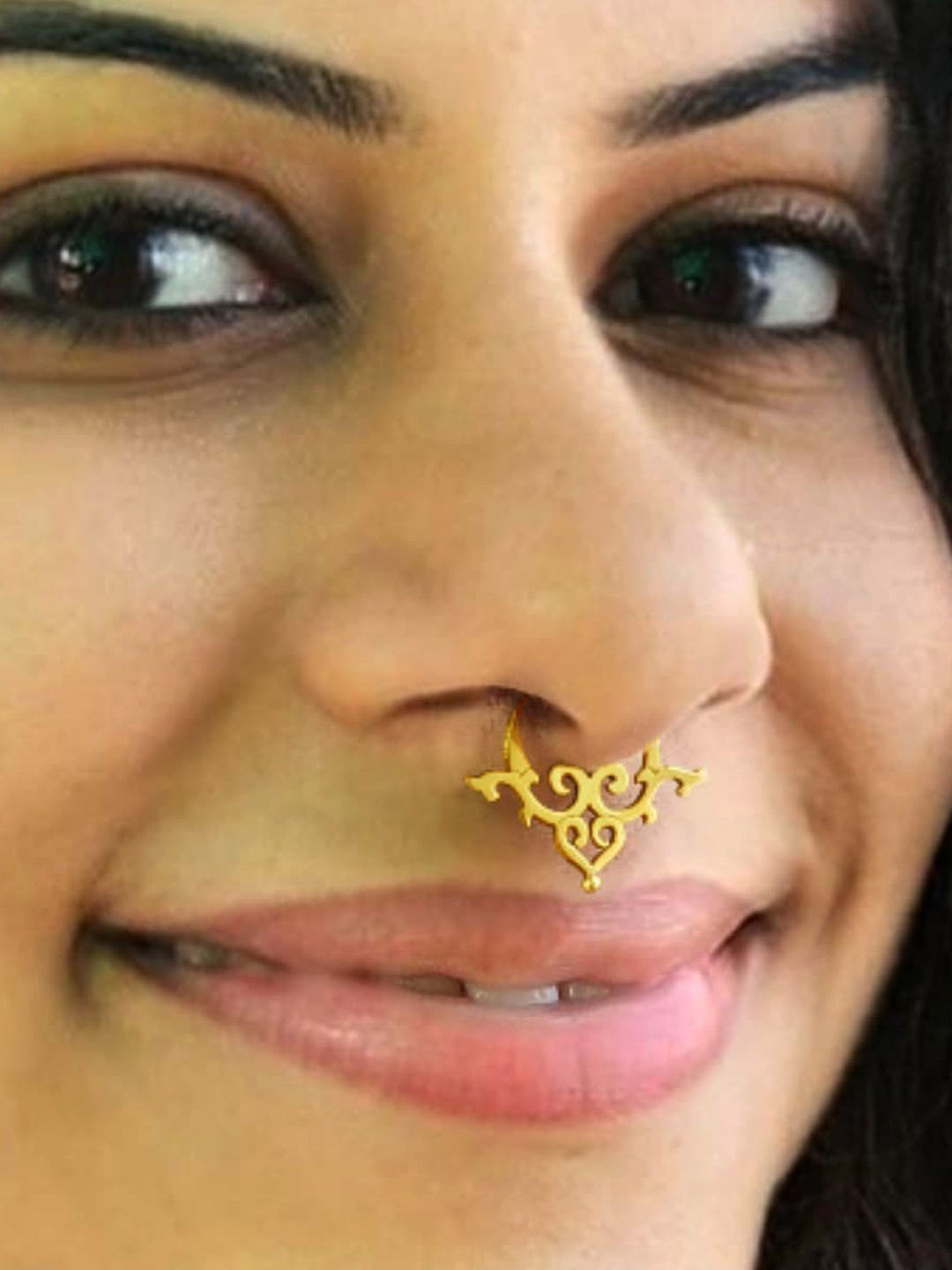 Sangria Septum Ring No Piercing Nosepin