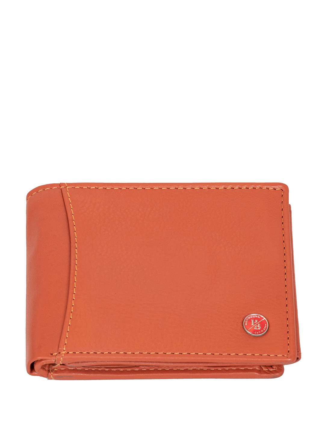 Hornbull Vegas Rust RFID Protected Genuine Leather Two Fold Wallet