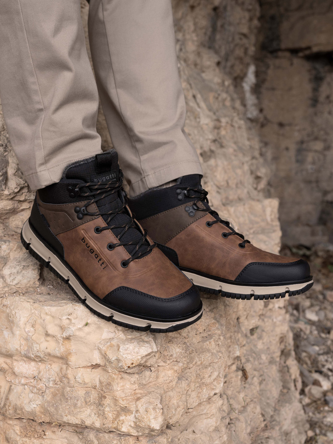 Bugatti Men Samper Colourblocked Sneakers