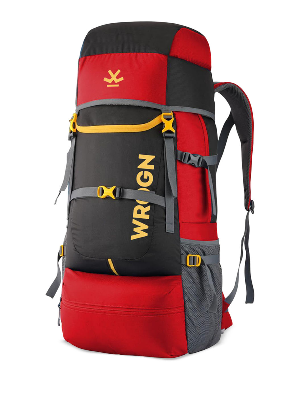 Buy WROGN Unisex Trekking Bag Colourblocked Ergonomic Travel