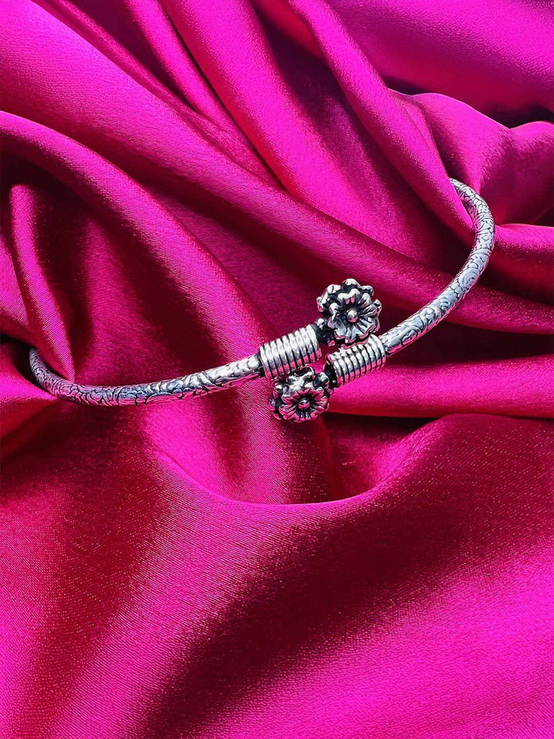 Arte Jewels Sterling Silver Tribal Anklet