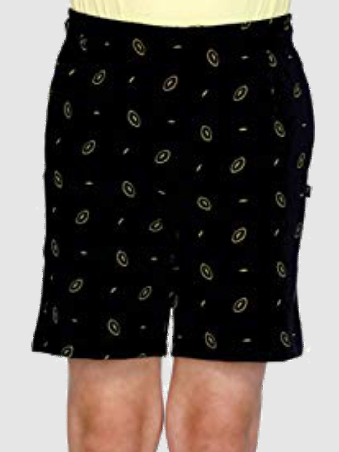 Bodycare Kids Proteens Boys Pack of 1 Allover Print Black Shorts