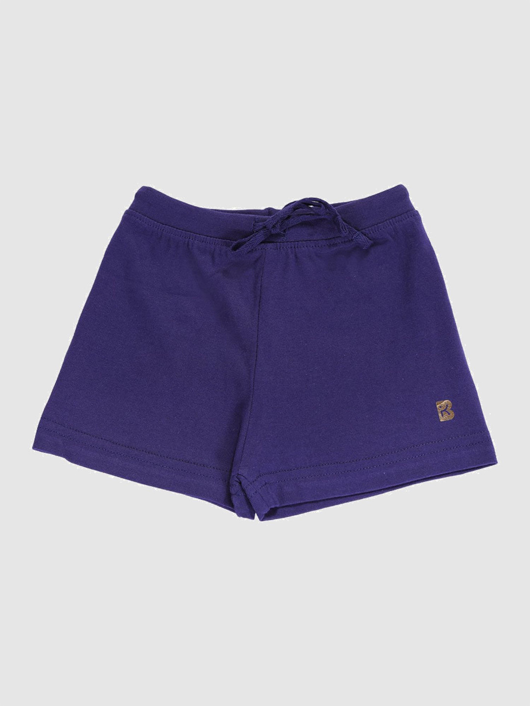 Bodycare Kids Girls Solid Pack of 1 Tomato Nice Navy Shorts