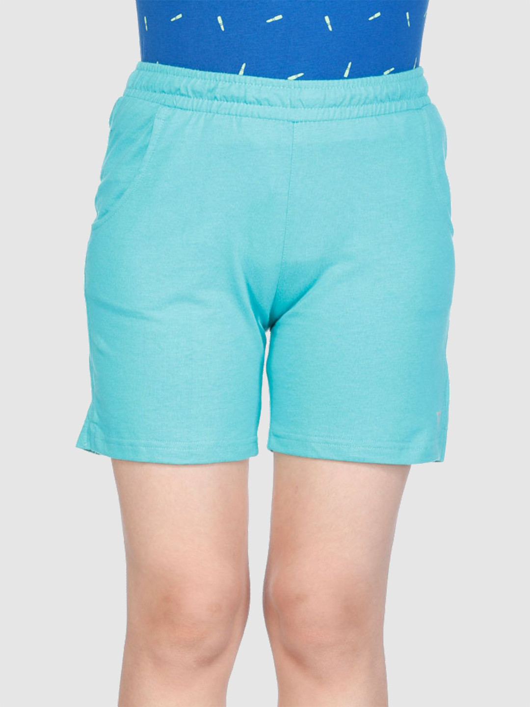 Bodycare Kids Girls Cotton Proteens Pack of 1 Sea Green Shorts