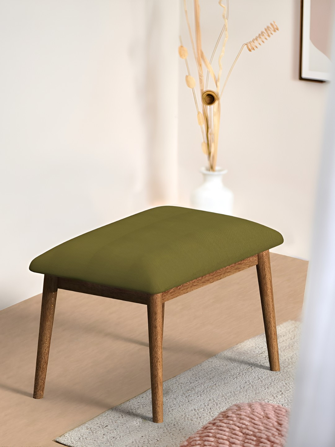 Chumbak Green Wooden Jodhpur Bench Small