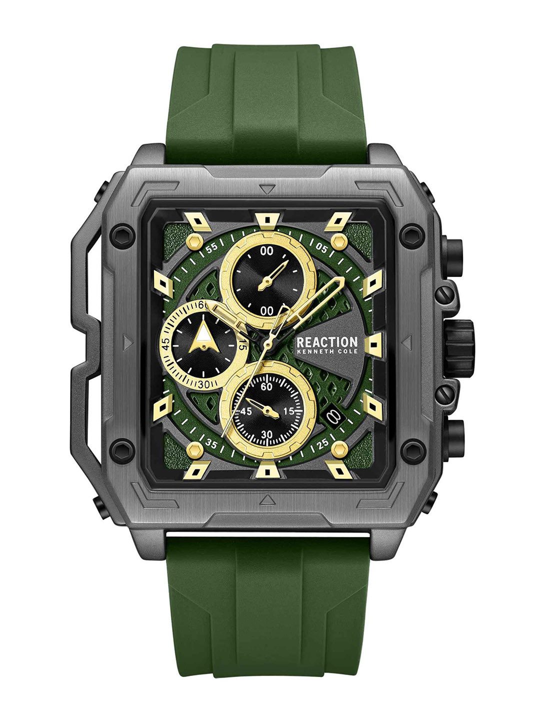 REACTION KENNETH COLE Men Printed Dial & Straps Analogue Watch KRWGO0070303