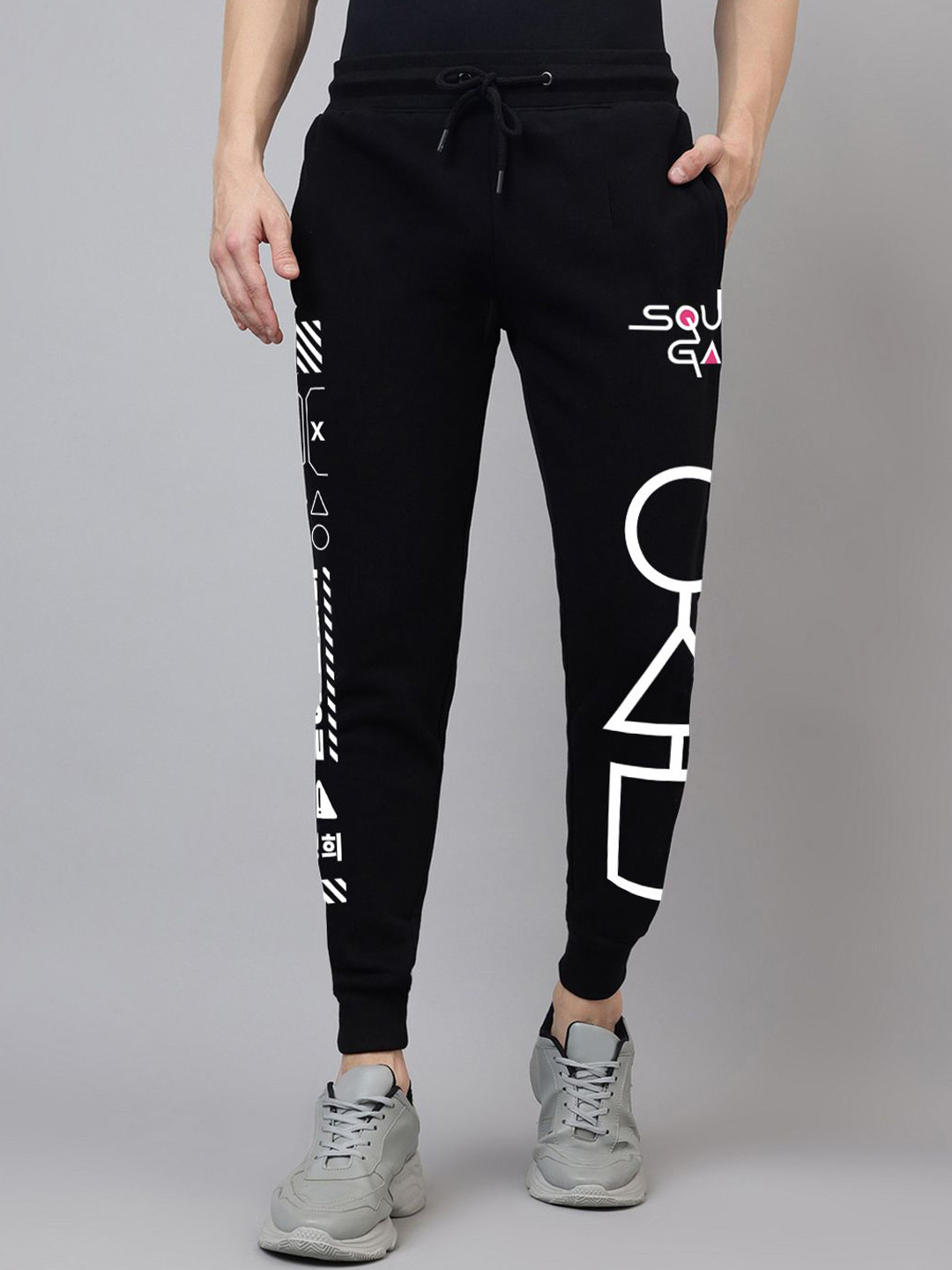 Free Authority Men Squid Game Printed Regular Fit Joggers