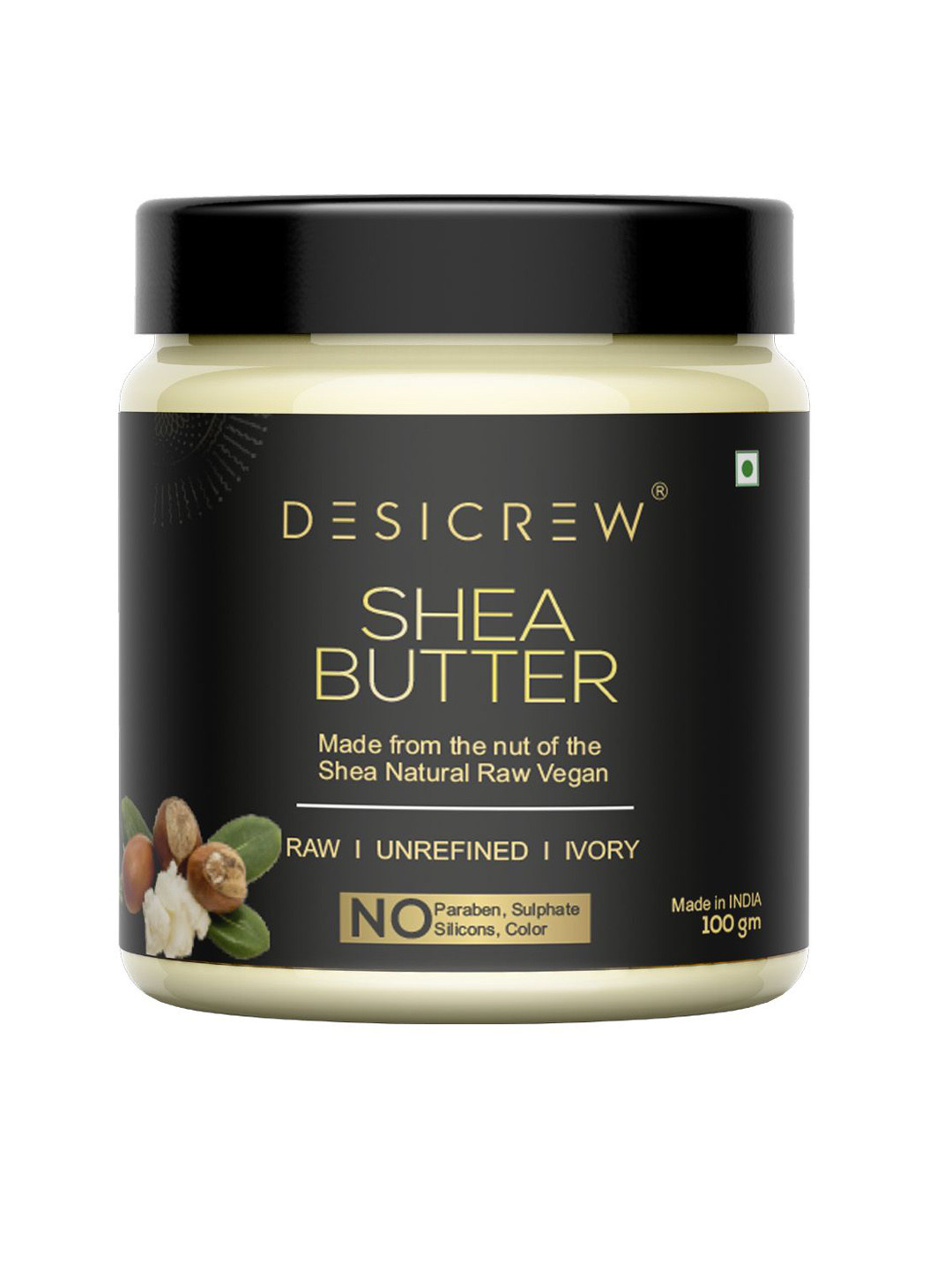 Desi Crew Unrefined Moisturizing Shea Butter - 100 g