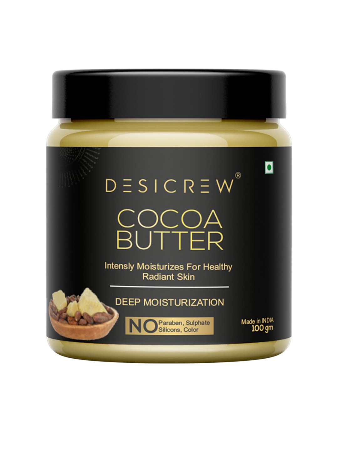 Desi Crew Cocoa Butter Intensly Moisturizes For Healthy Radiant Skin- 100 g