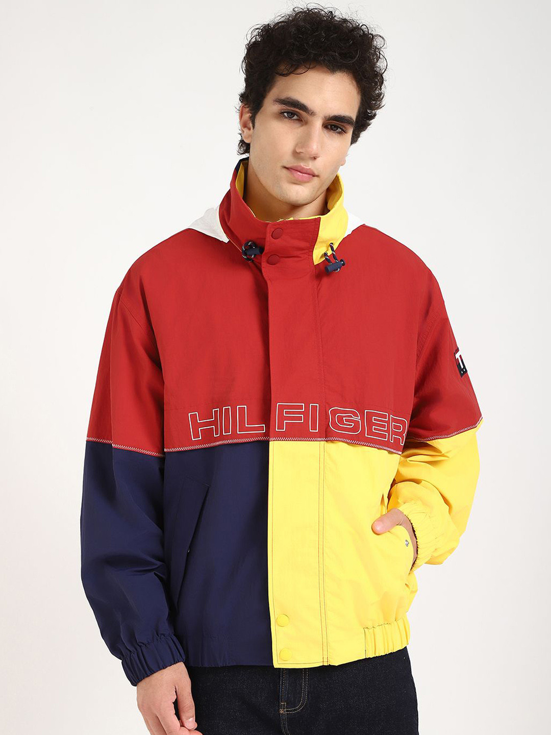 Tommy Hilfiger Men Sporty Jacket with Embroidered