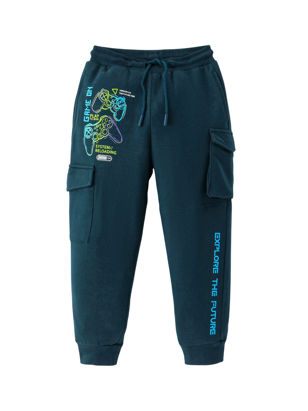 ARIAS By LARA DUTTA Boys Printed Mid Rise Joggers