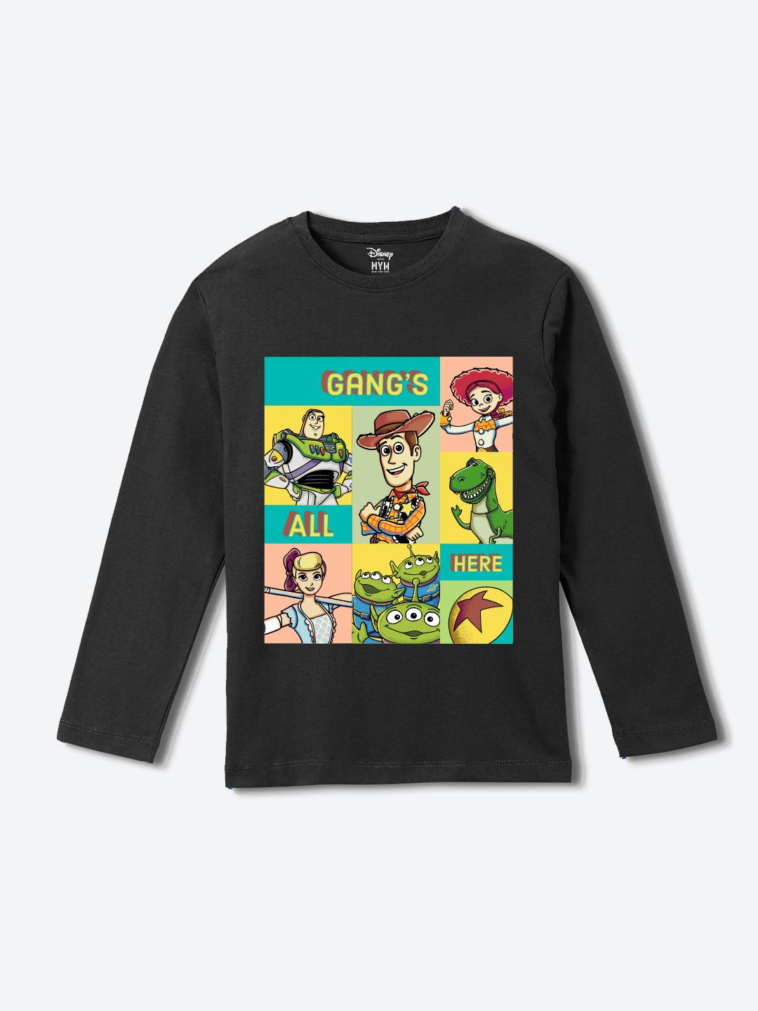 Wear Your Mind Boys Toy Story Graphic Printed Pure Cotton Casual T-shirt