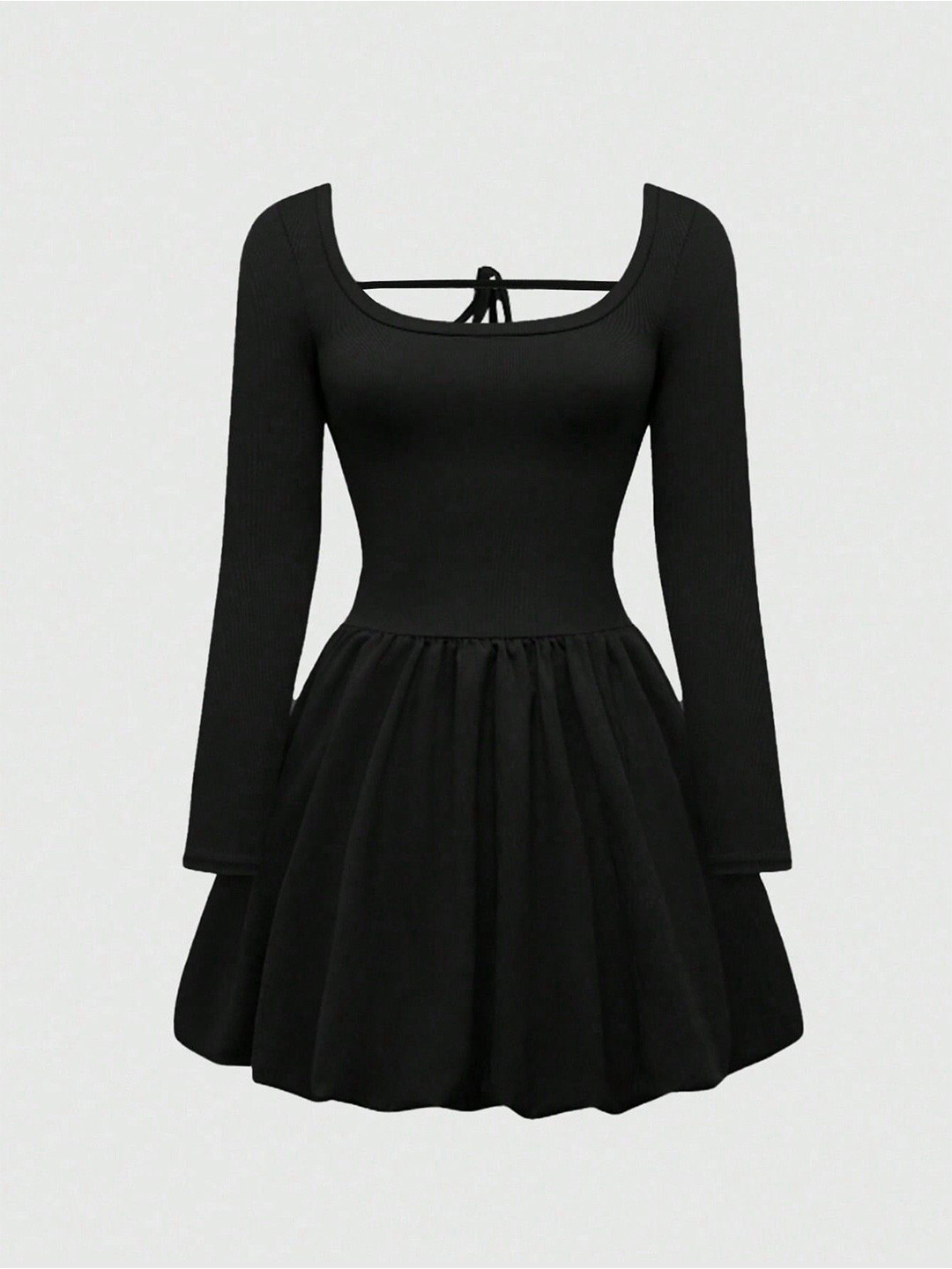 DressBerry Curve Women Balloon Mini Dress