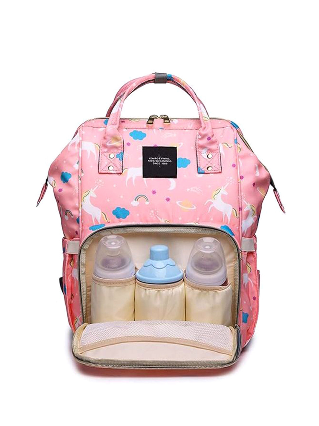 HOUSE OF QUIRK Printed Maternity Baby Diaper Bag