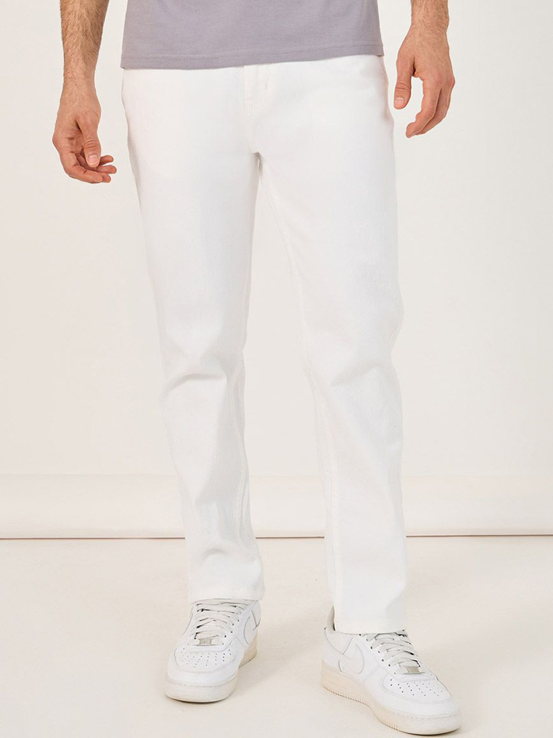 Styli Men Cotton Stretchable Five Pocket Mid -Rise Slim Fit Jeans