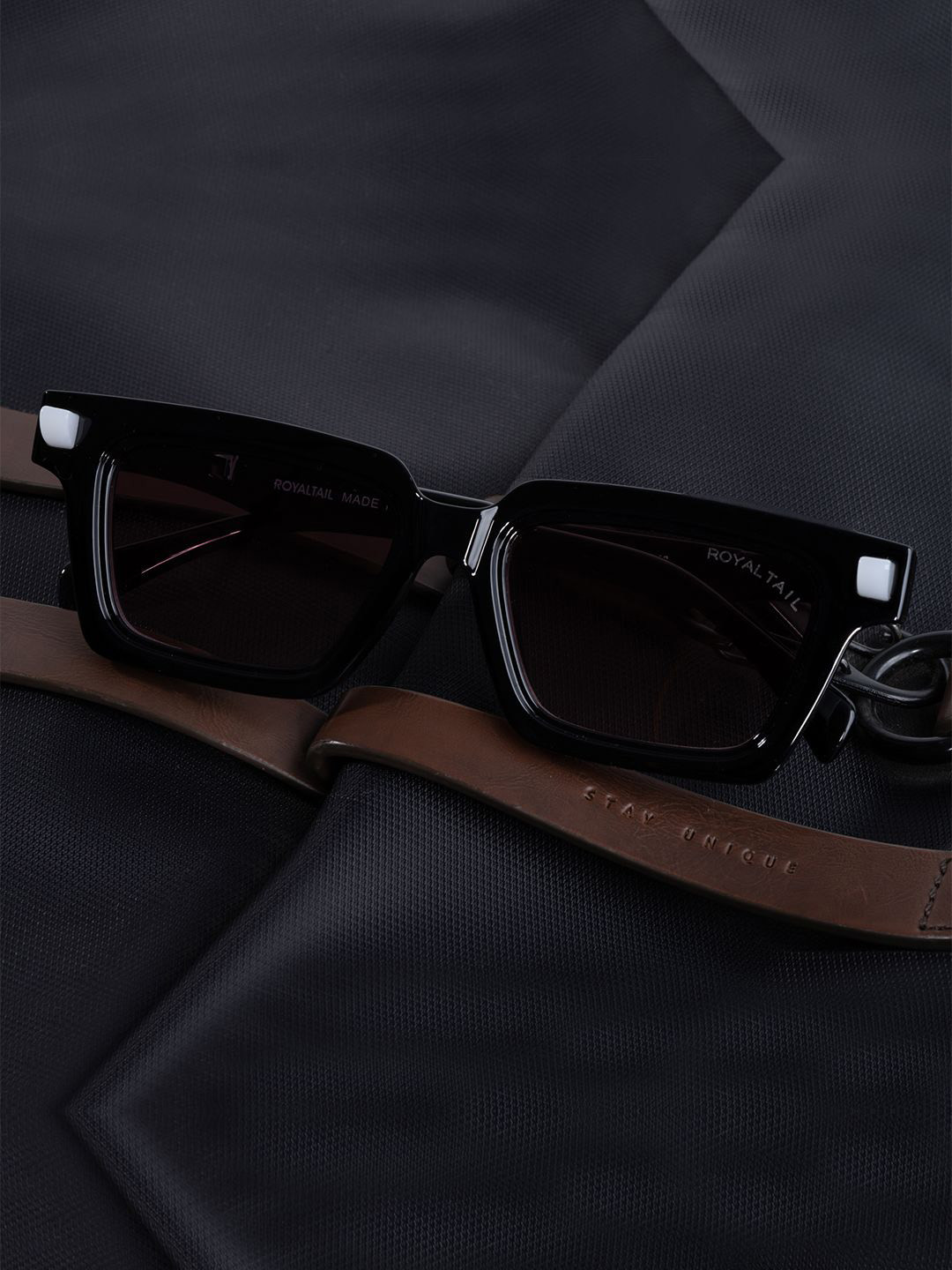 ROYALTAIL Unisex Square Sunglasses with UV Protected Lens RT-SUNG-134