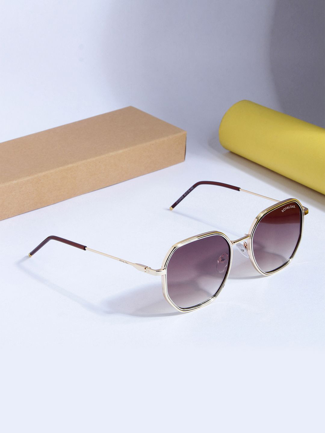 ROYALTAIL Unisex Round Sunglasses with UV Protected Lens RT-SUNG-110