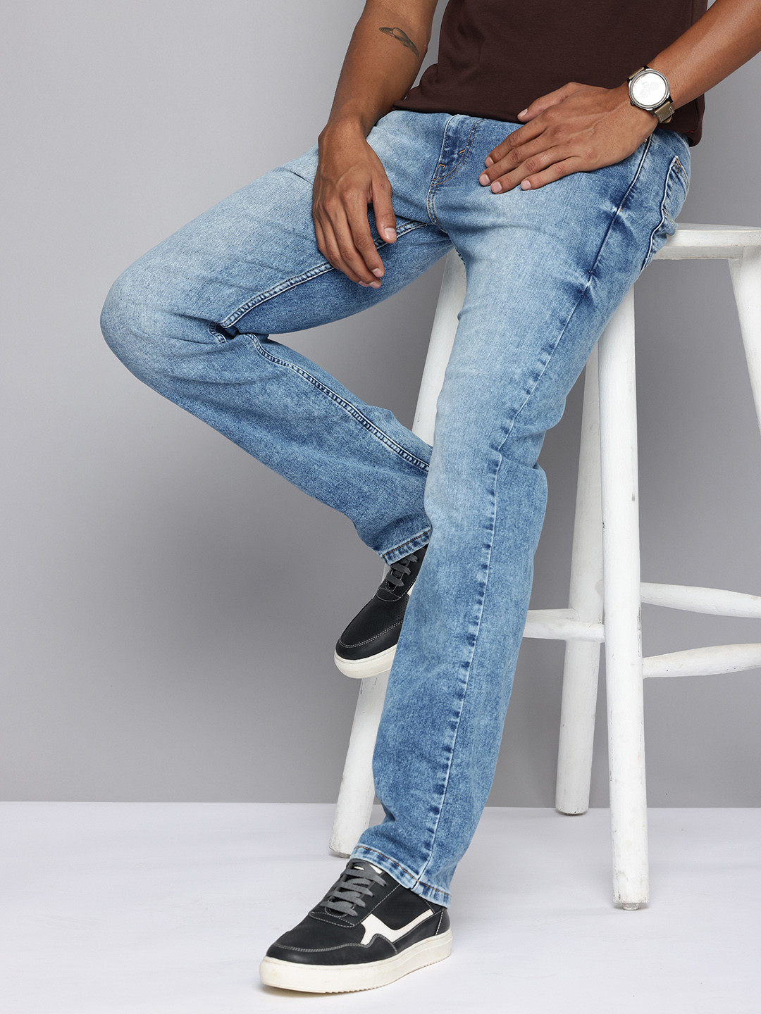 Levis Men Slim Fit Light Fade Stretchable Jeans