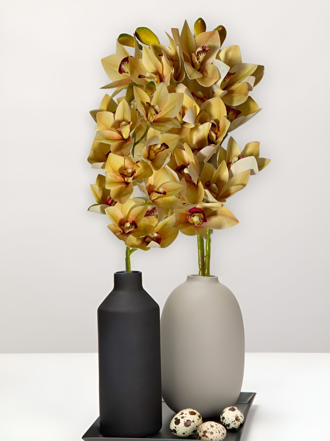 ARTSY Green & White Peony Artificial Flower