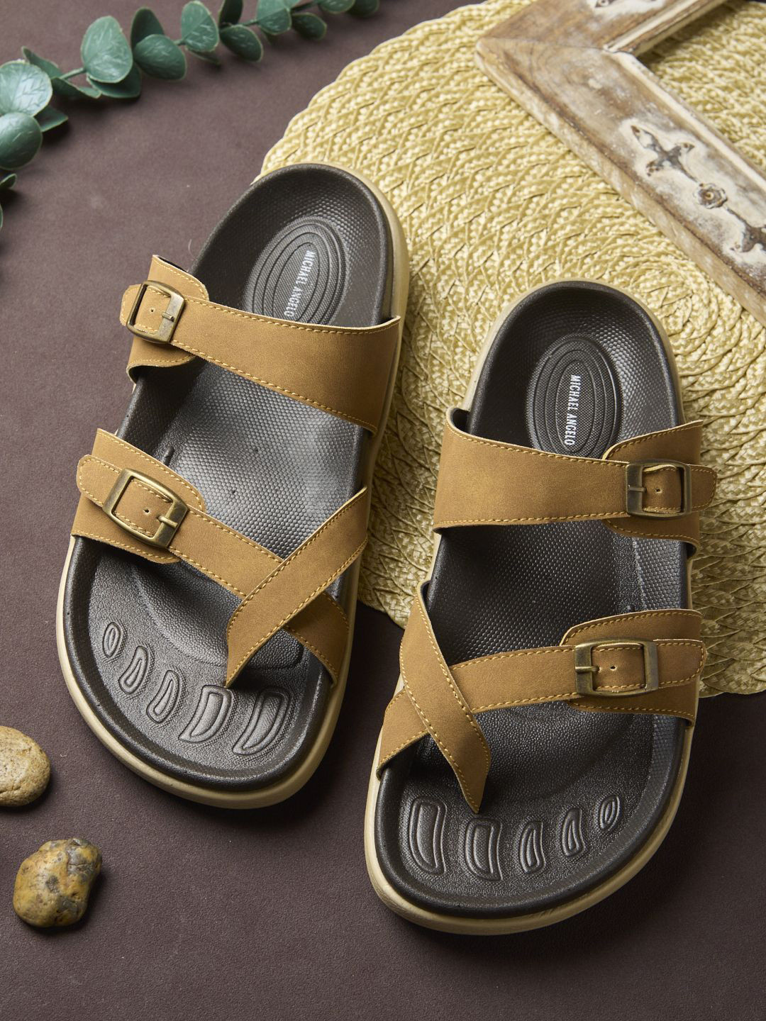 MICHAEL ANGELO Men Slip-On Flip Flops