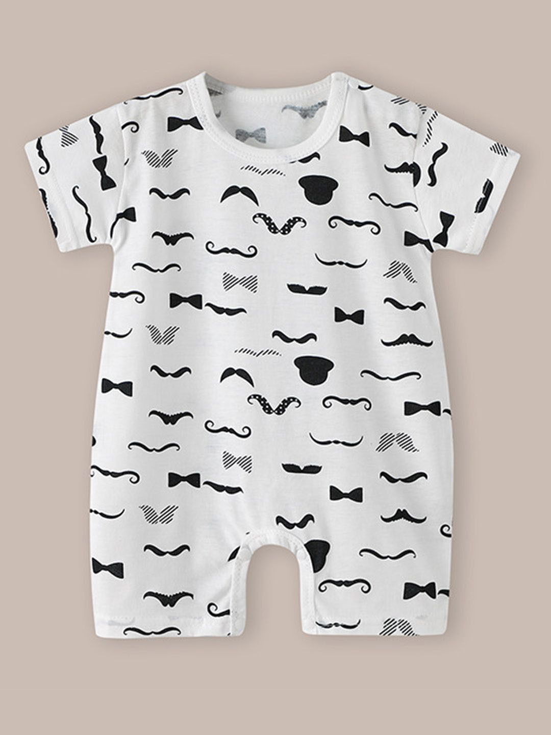 Bold N Elegant Infants Cartoon Printed Half Length Cotton Romper