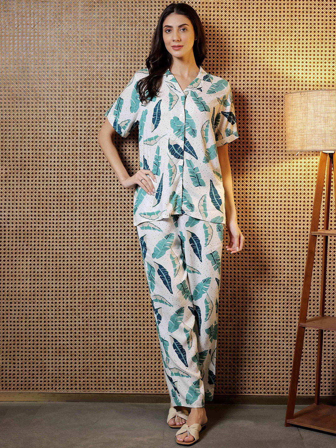 BEOM Women Printed Night Suits