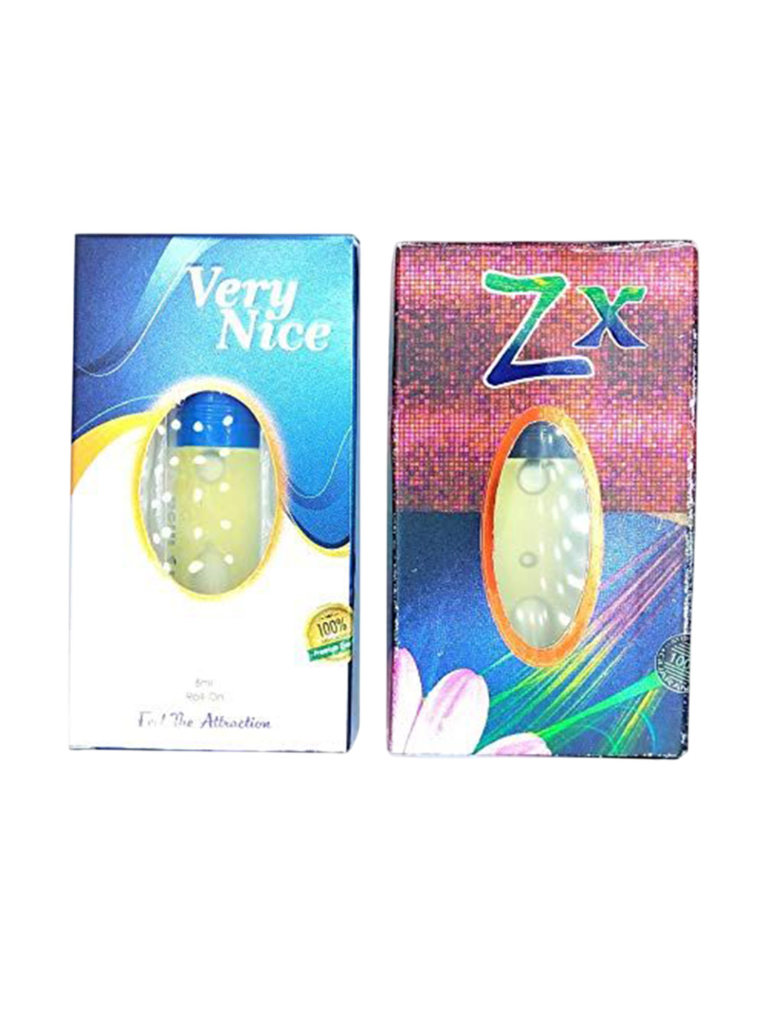 RAVIOUR LIFESTYLE Set Of 2 ZX & Very Nice Roll On Attar - 8 ml Each