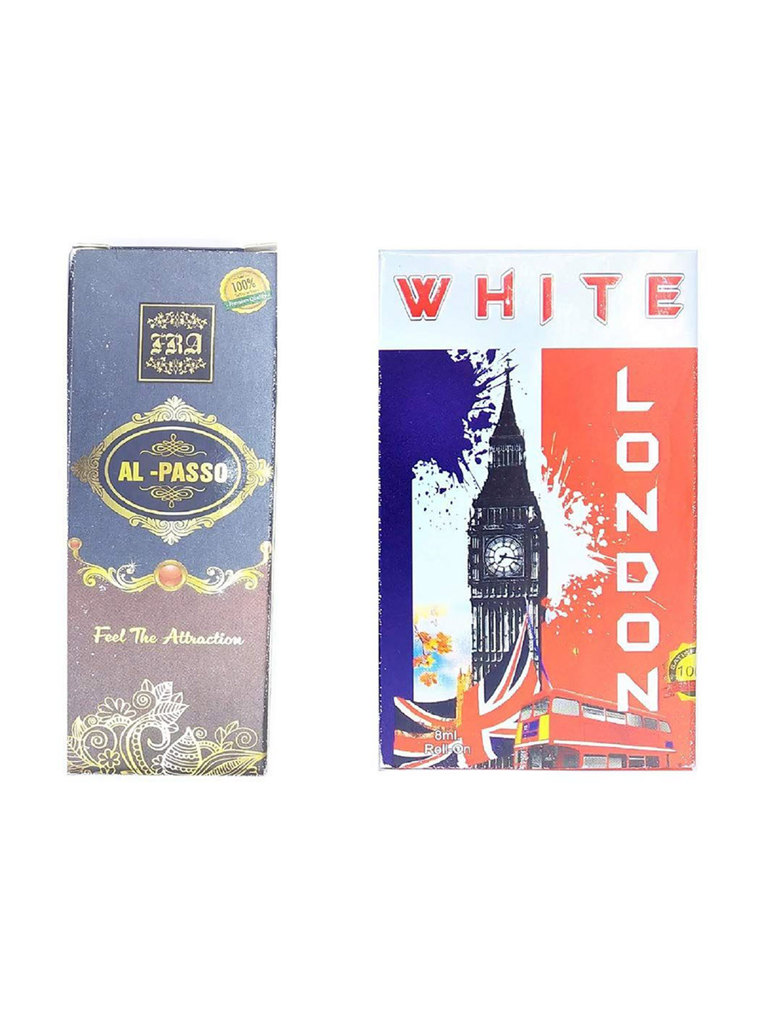 RAVIOUR LIFESTYLE Set Of 2 White London Non-Alcoholic Roll On Attar - 8 ml Each