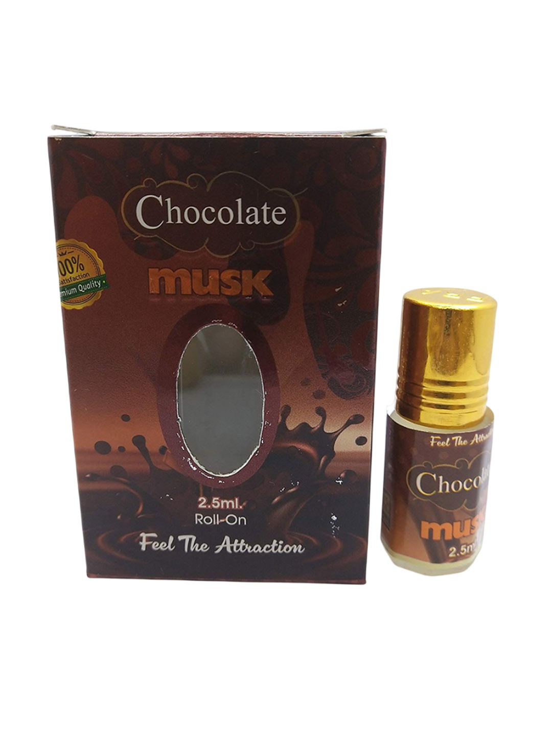 RAVIOUR LIFESTYLE Chocolate Musk Alcohol Free Roll On Attar - 2.5 ml
