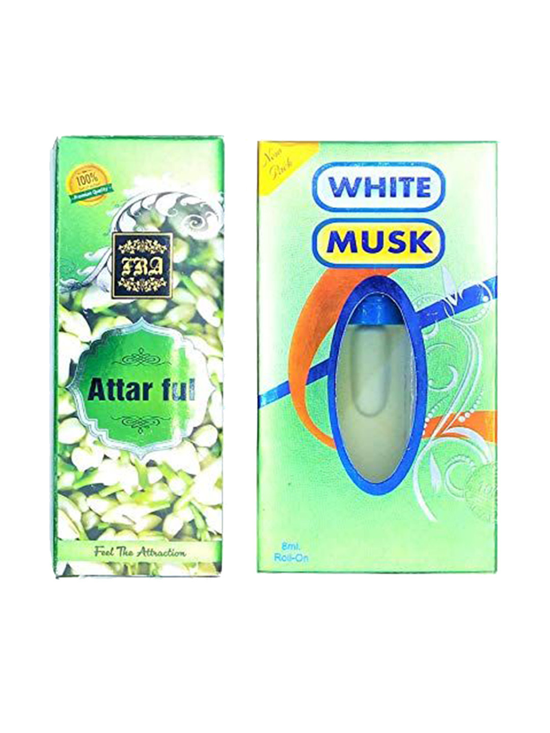 RAVIOUR LIFESTYLE Set Of 2 White Musk & Attar Full Alcohol Free Attar - 8 ml Each