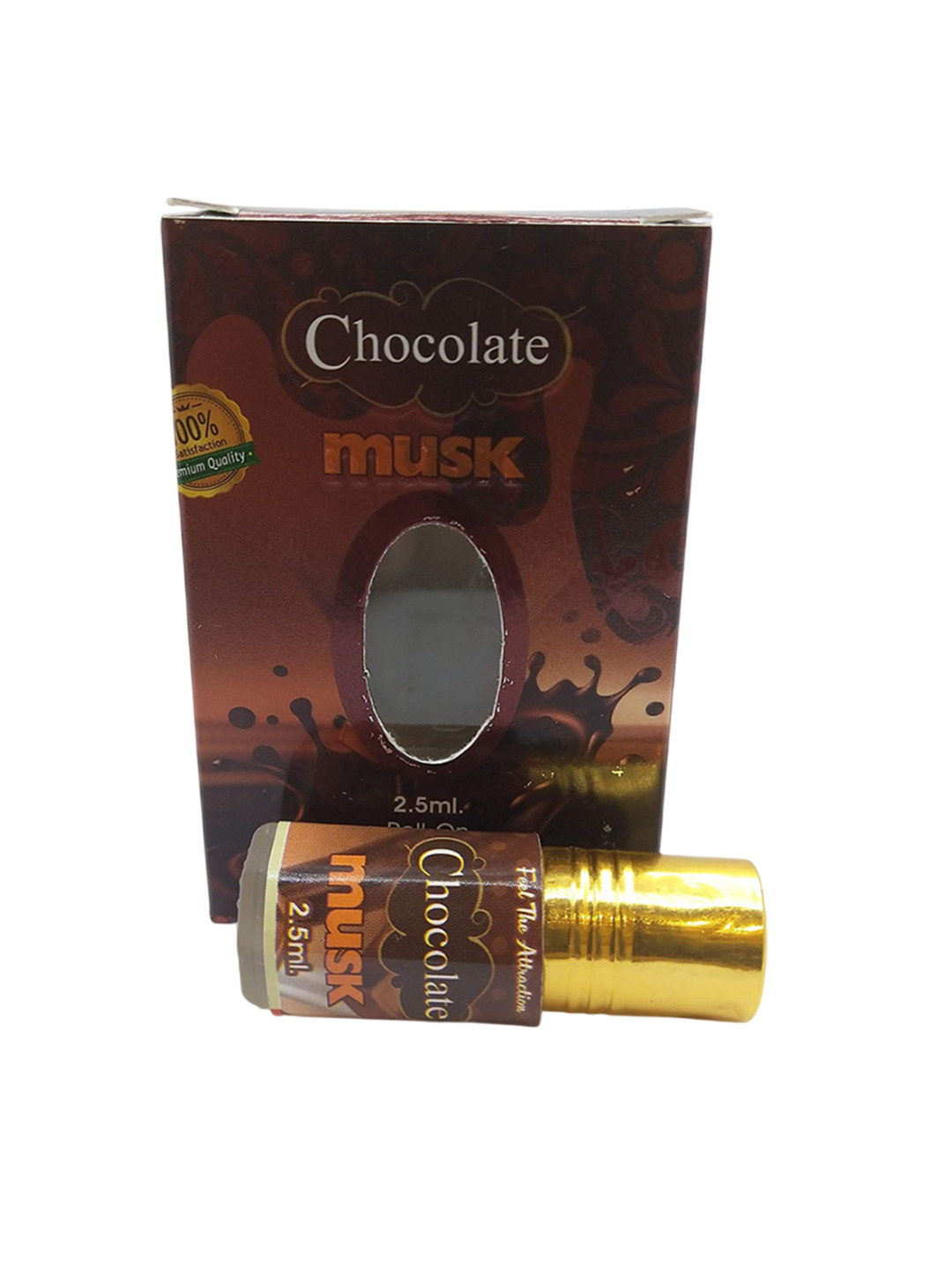 RAVIOUR LIFESTYLE Chocolate Musk Alcohol Free Roll On Attar - 2.5 ml