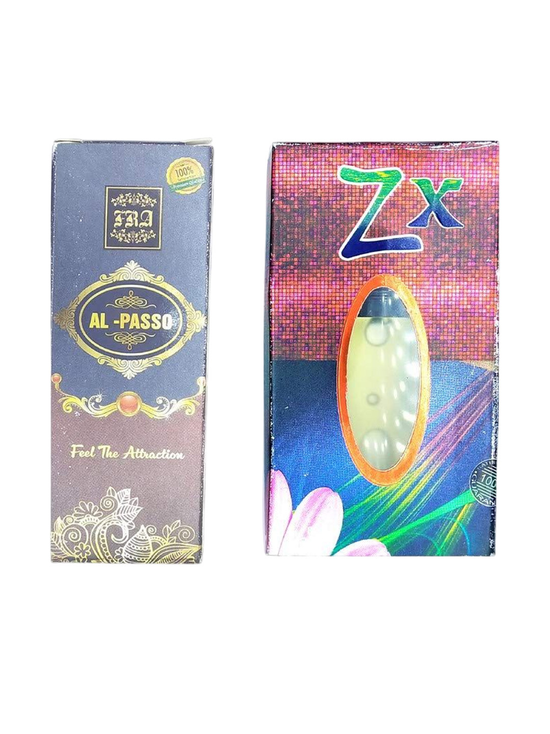 RAVIOUR LIFESTYLE Set Of 2 Al Passo & ZX Non-Alcoholic Roll On Attar - 8 ml Each