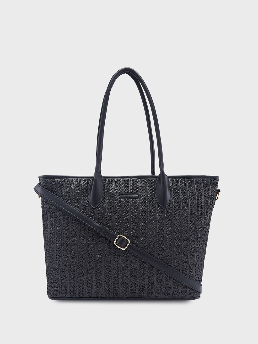 Caprese Neo Women Black Large Tote Bag
