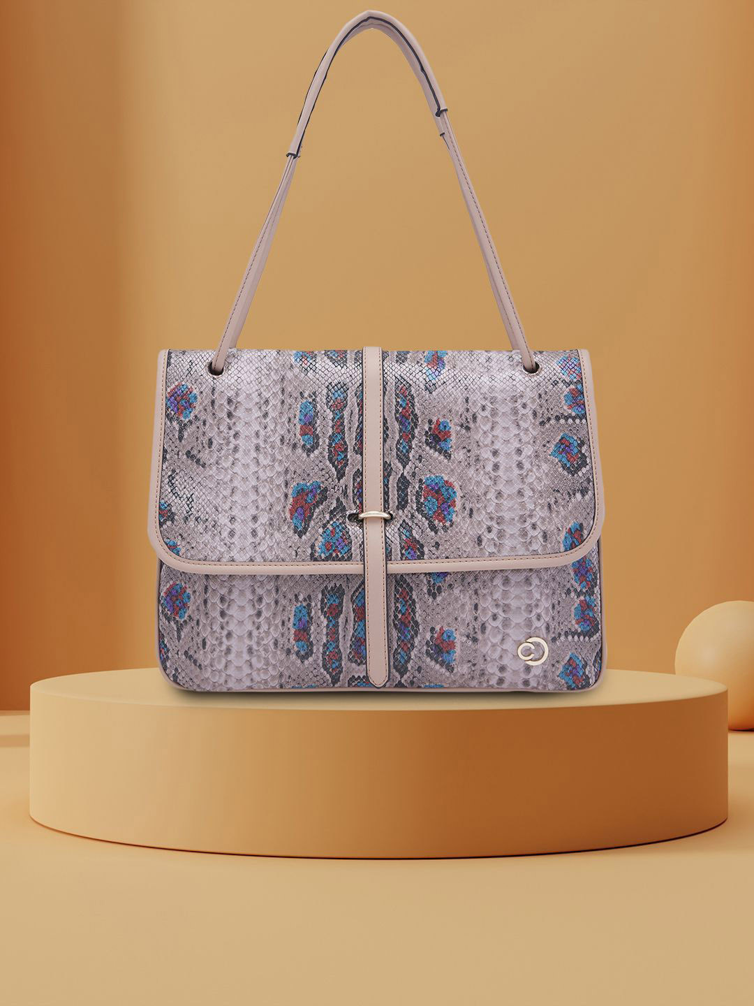 Caprese Archie Women Pink Large Satchel Bag