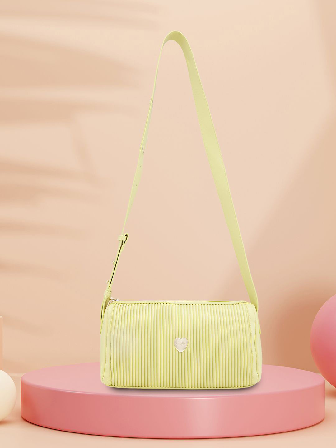 Caprese Ava Women Yellow Medium Sling Bag