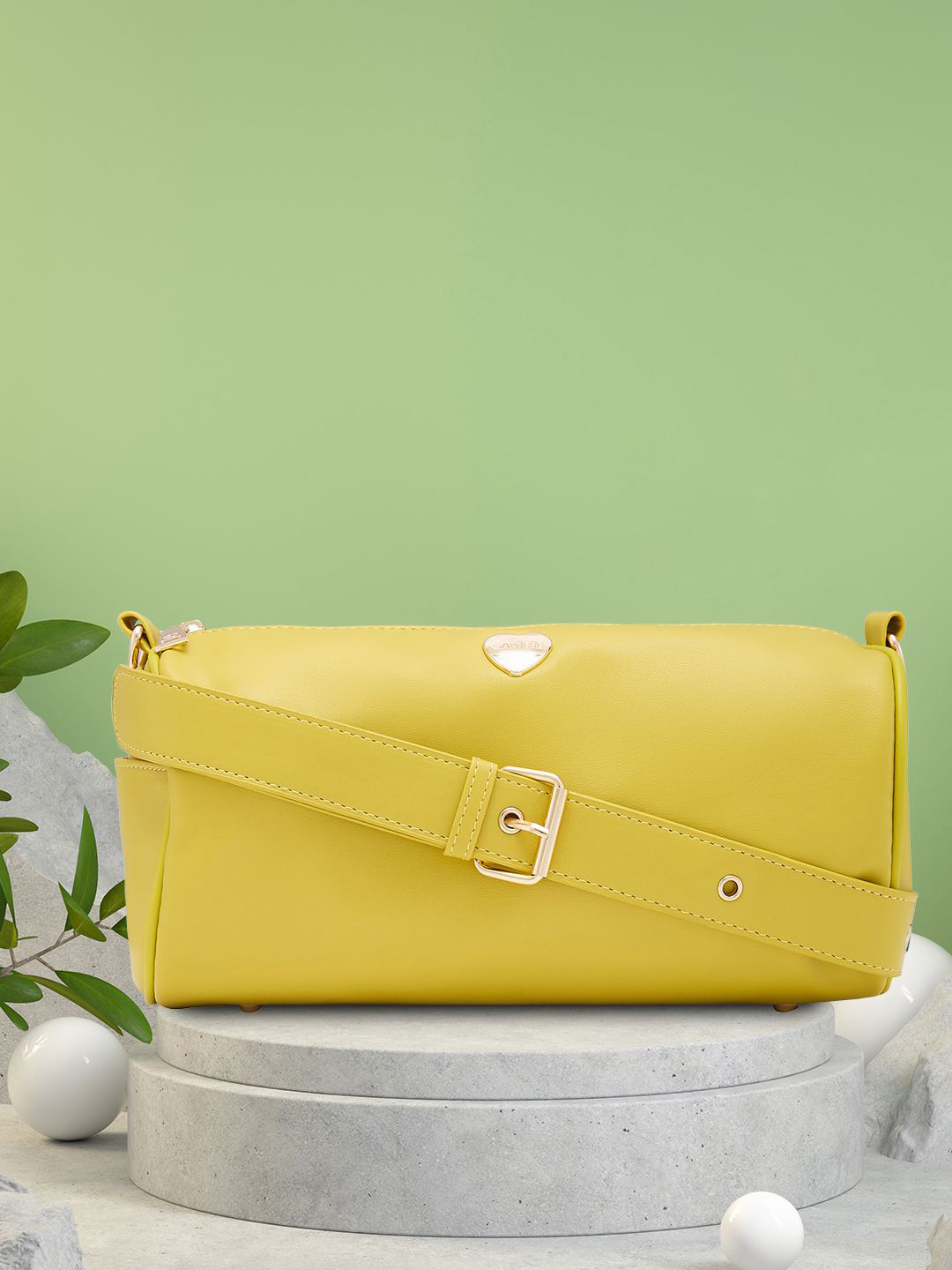 Caprese Ava Women Lime Medium Crossbody Bag