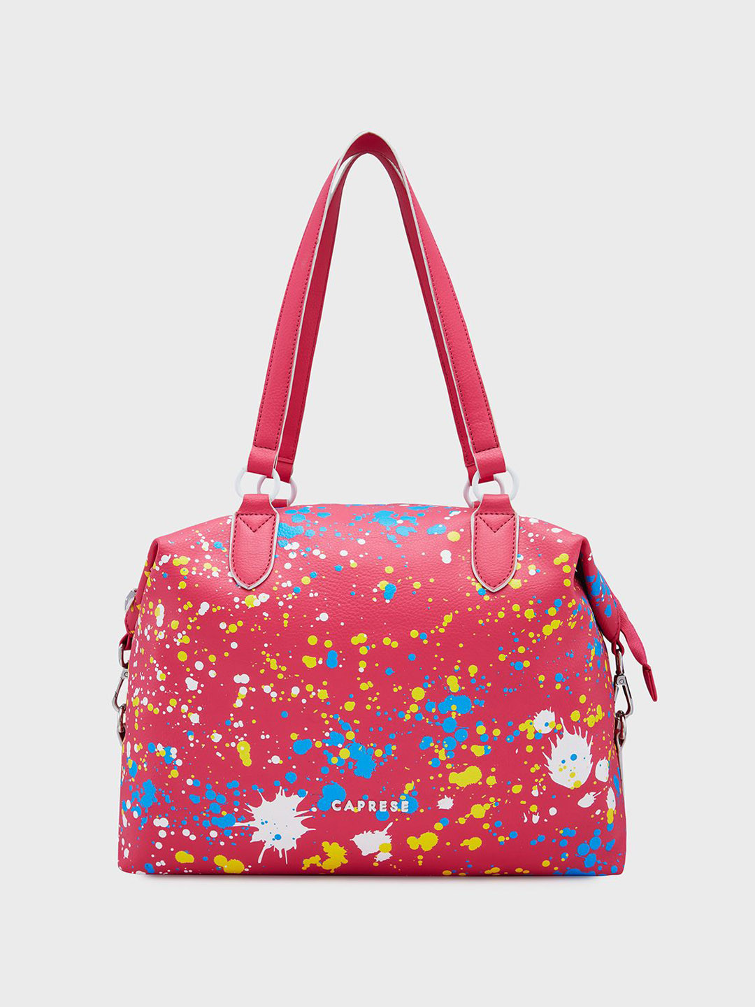 Caprese Splash Women Fuchsia Large Tote Bag